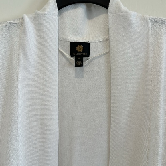 NTW white Button Sleeve flyaway sweater size XXL - Picture 10 of 12